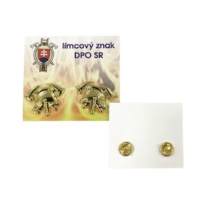 Odznak v tvare prilby na kartičke